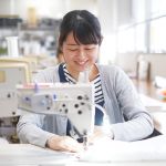 工業ミシンを使っての縫製【広島市安佐南区伴南】